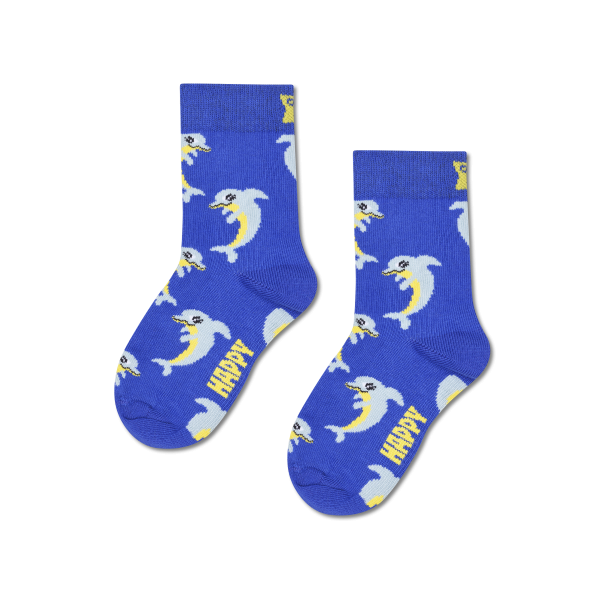 kids happy dolphin socks