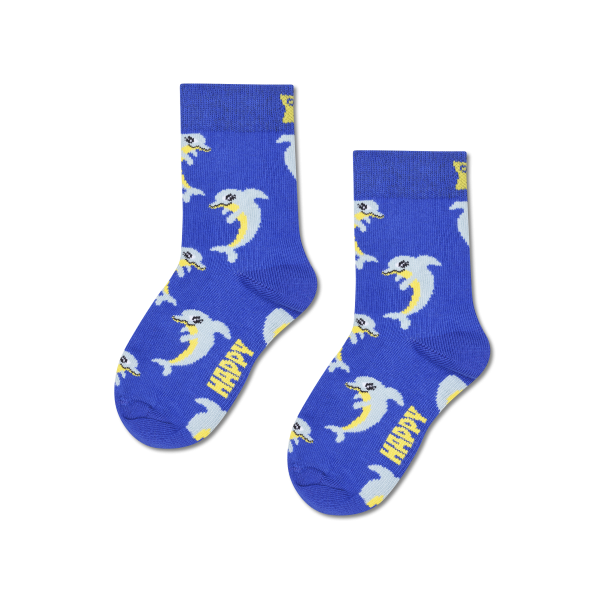 kids happy dolphin socks