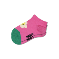 2-pack kids smiling daisy low socks