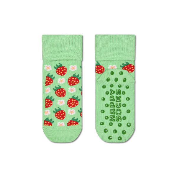 kids strawberry anti-slip socks