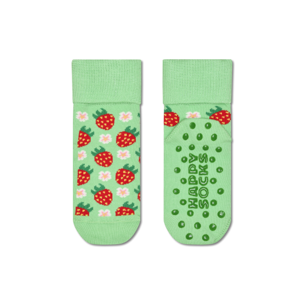 kids strawberry anti-slip socks
