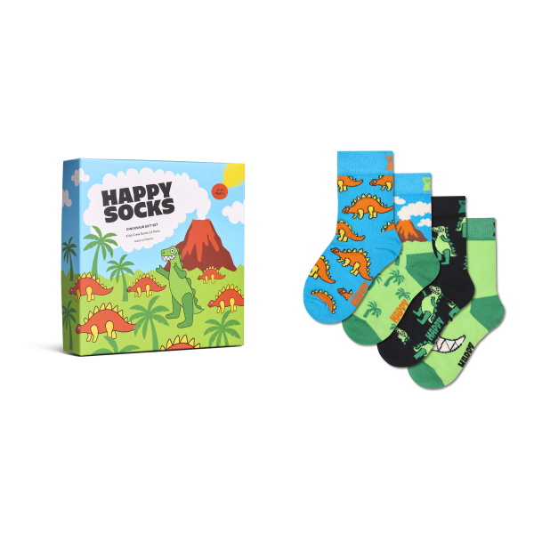 Kids 4-pack dinosaur gift box