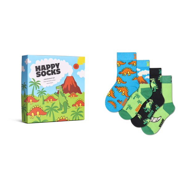 Kids 4-pack dinosaur gift box