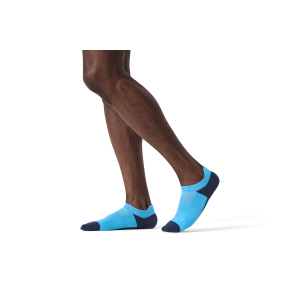 blue extra cool no show socks