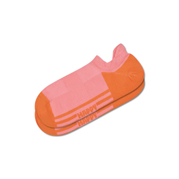 orange extra cool no show socks
