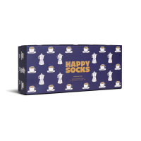 4-pack coffee socks gift box