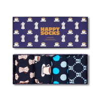 4-pack coffee socks gift box