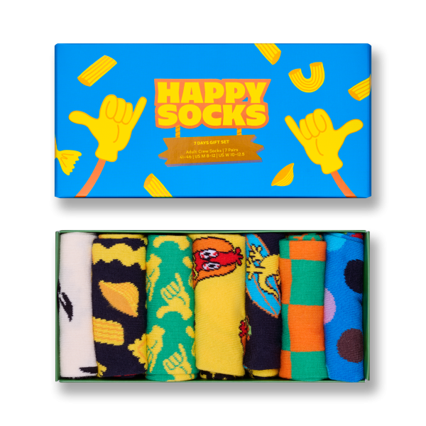7-pack seven days socks gift box