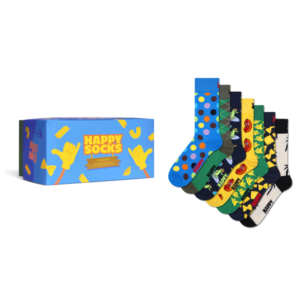 7-pack seven days socks gift box