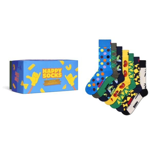 7-pack seven days socks gift box