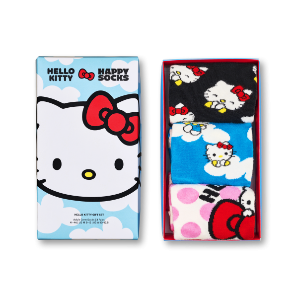 3-Pack Hello Kitty Socks Gift Box