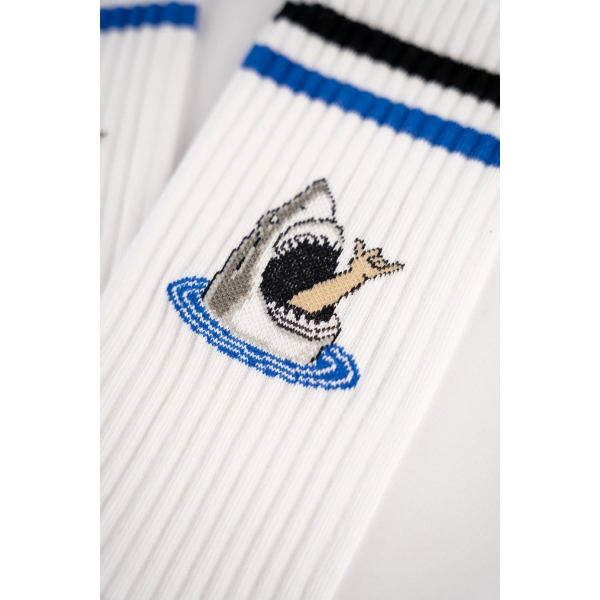 shark shaka tennis socks