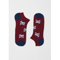 BeSnoopy skull ankle socks