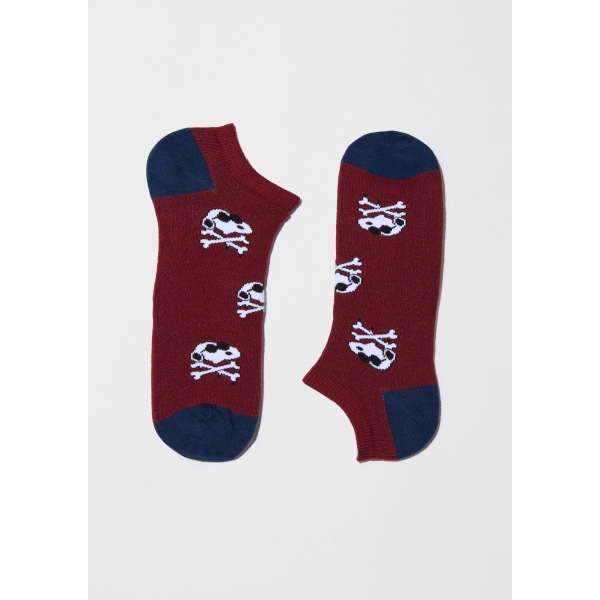 BeSnoopy skull ankle socks
