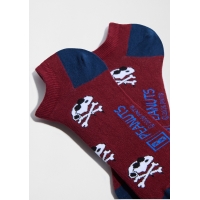 BeSnoopy skull ankle socks