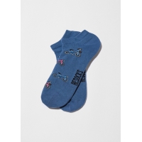 BeBicycle blue ankle socks