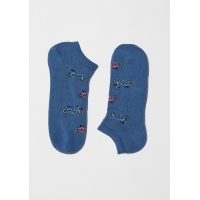 BeBicycle blue ankle socks