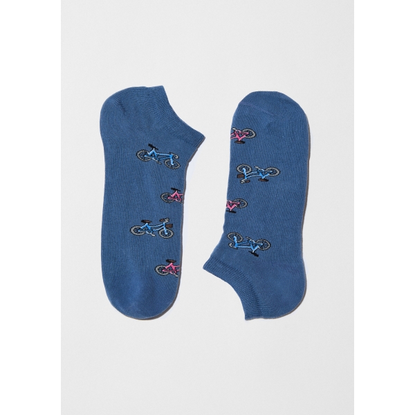 BeBicycle blue ankle socks