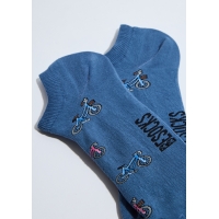 BeBicycle blue ankle socks