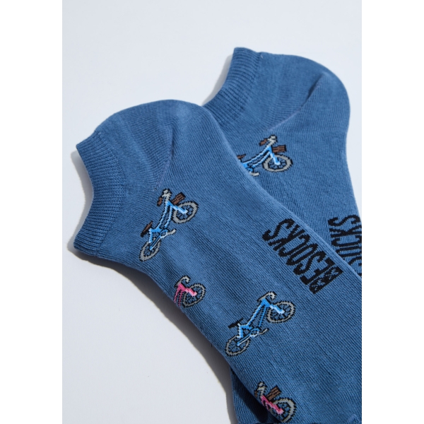 BeBicycle blue ankle socks