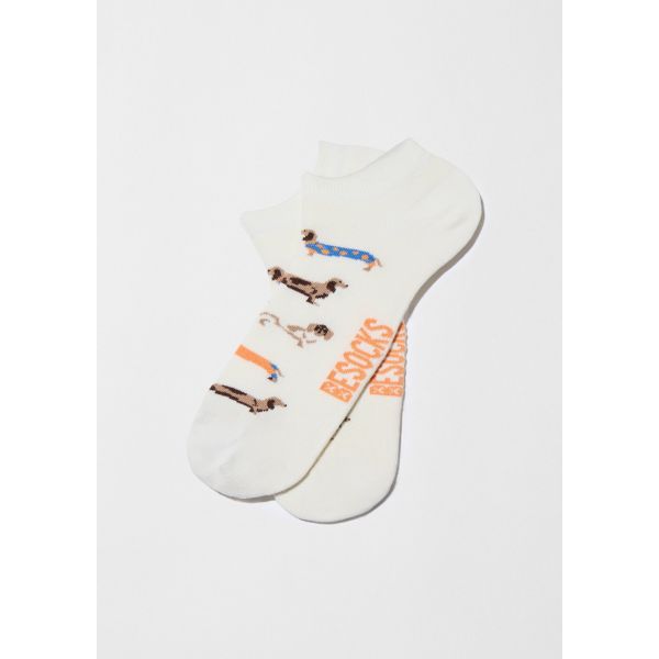 BePets off white ankle socks