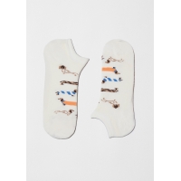 BePets off white ankle socks