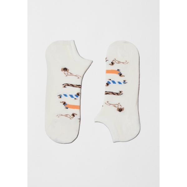 BePets off white ankle socks