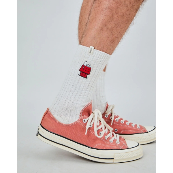 peanuts doghouse socks