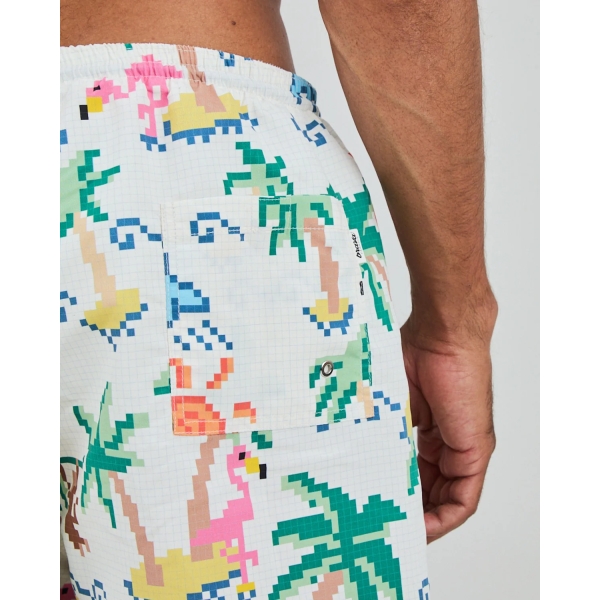 bañador tropical pixel