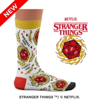 stranger things D20 socks