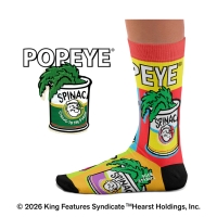 popeye spinach can socks