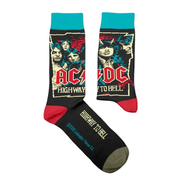 AC/DC highway to hell socks