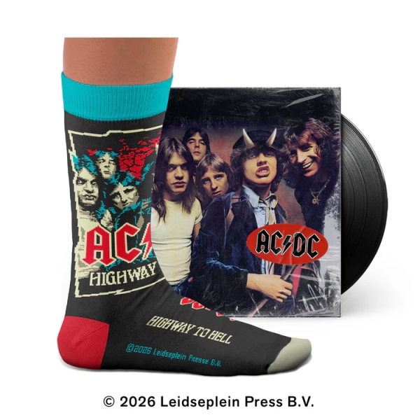AC/DC highway to hell socks