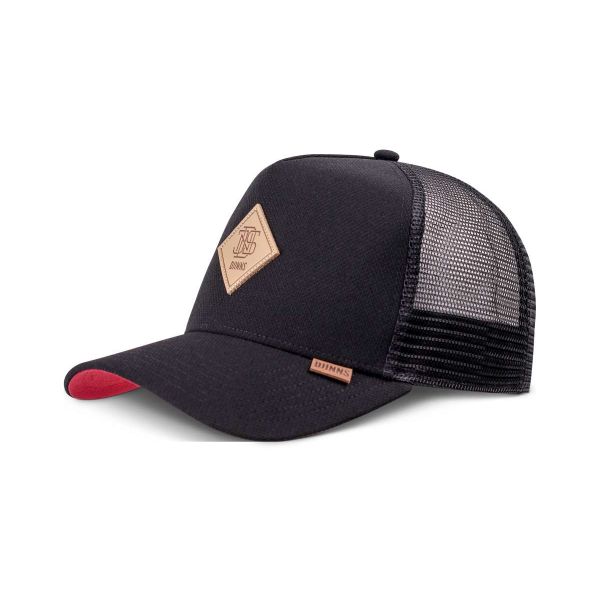 trucker cap plainlace black