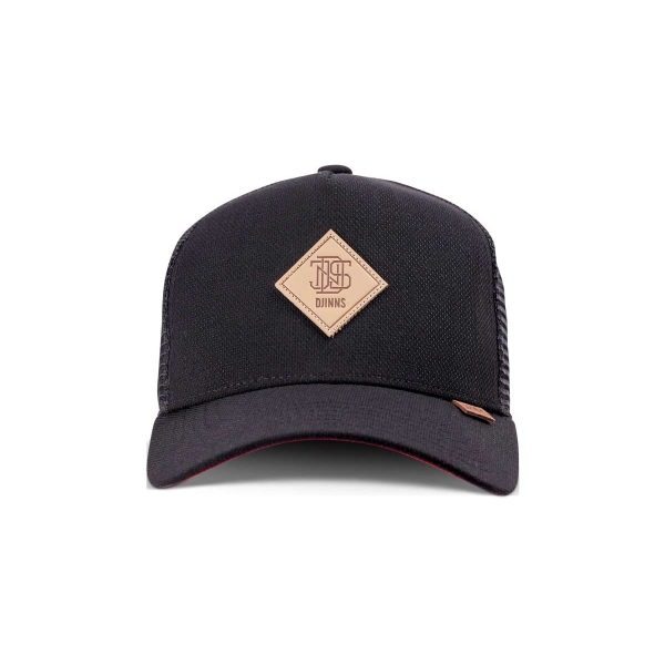 trucker cap plainlace black