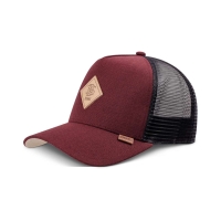 trucker cap plainlace wine