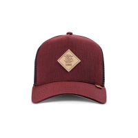 trucker cap plainlace wine