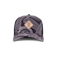 trucker cap ma pattern black