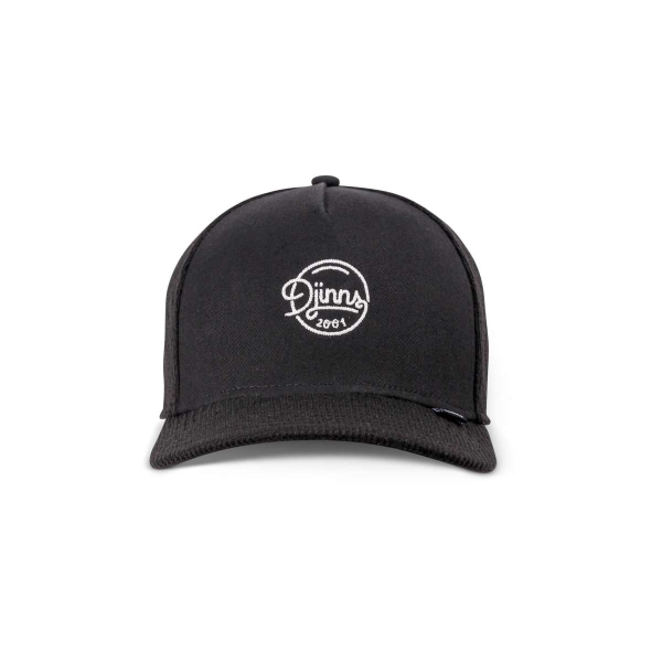 trucker cap summer knit black