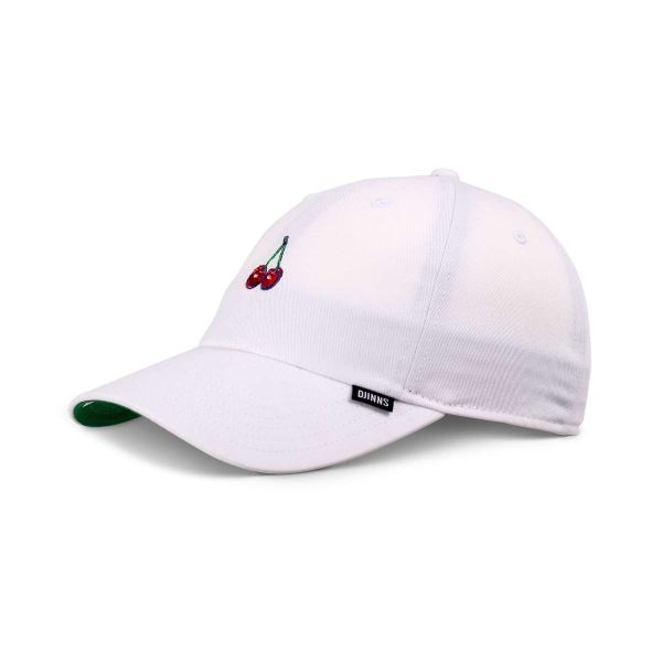 daddy cap cherry white