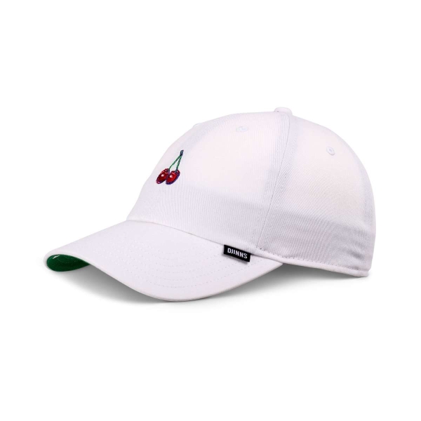 daddy cap cherry white