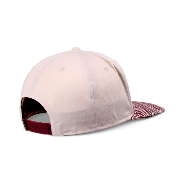 6-panel snapback ma pattern rev beige