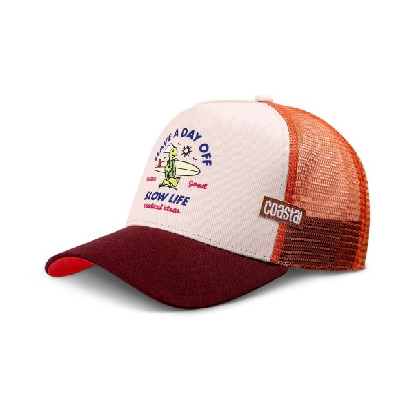 trucker cap day off sand/brown