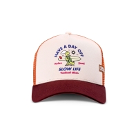 trucker cap day off sand/brown