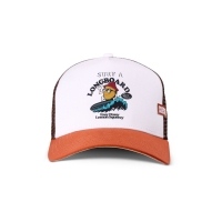 trucker cap easy lemon white/rust/brown