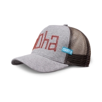 trucker cap aloha jersey grey