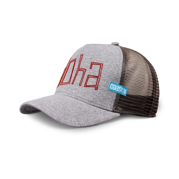 trucker cap aloha jersey grey