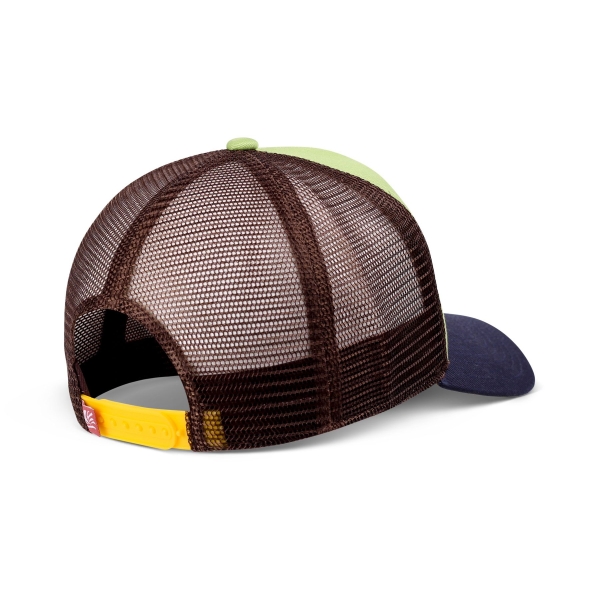 trucker cap the panama green/navy/brown