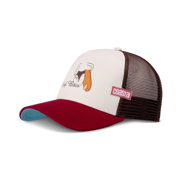 trucker cap surf bites khaki/d.brown