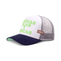 trucker cap olas y chicas white/navy